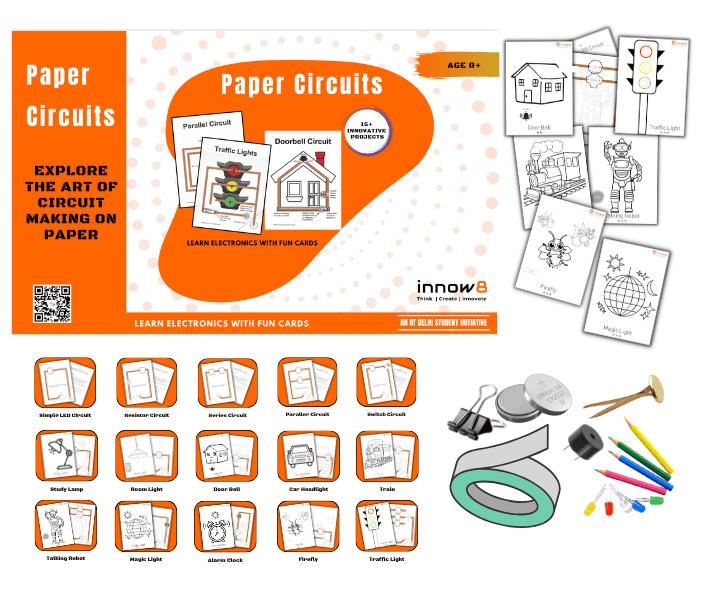 Paper Circuit Kit | Light Up Your Imagination with 15 Interactive Stencils | SDG Goal: Quality Education Paper Circuit Kit | Light Up Your Imagination with 15 Interactive Stencils | SDG Goal: Quality Education